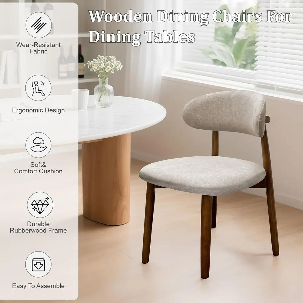 Modern Upholstered Dining Chairs 6