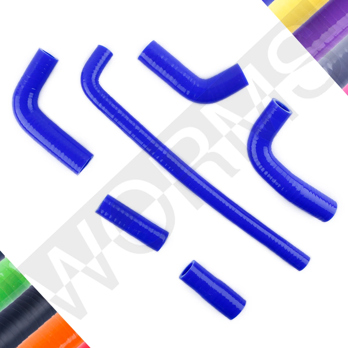 

For Kawasaki NINJA 250R EX250 2008-2012 Silicone Radiator Hose Pipe Kit 2009 2010 2011
