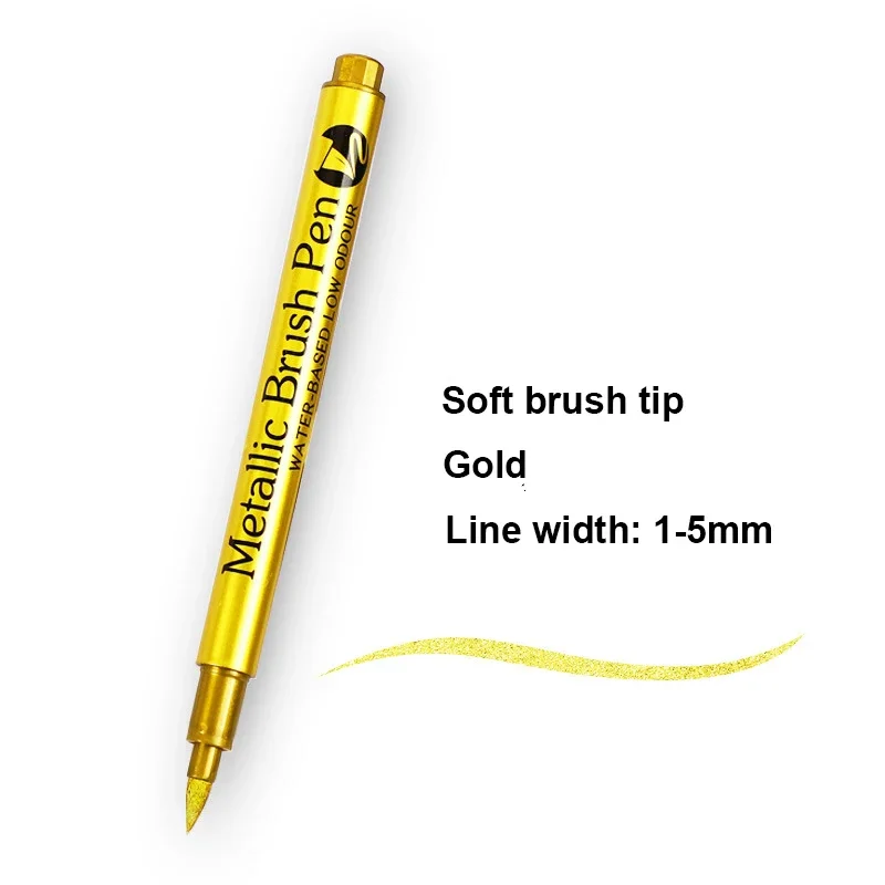 1Pcs Brush Gold