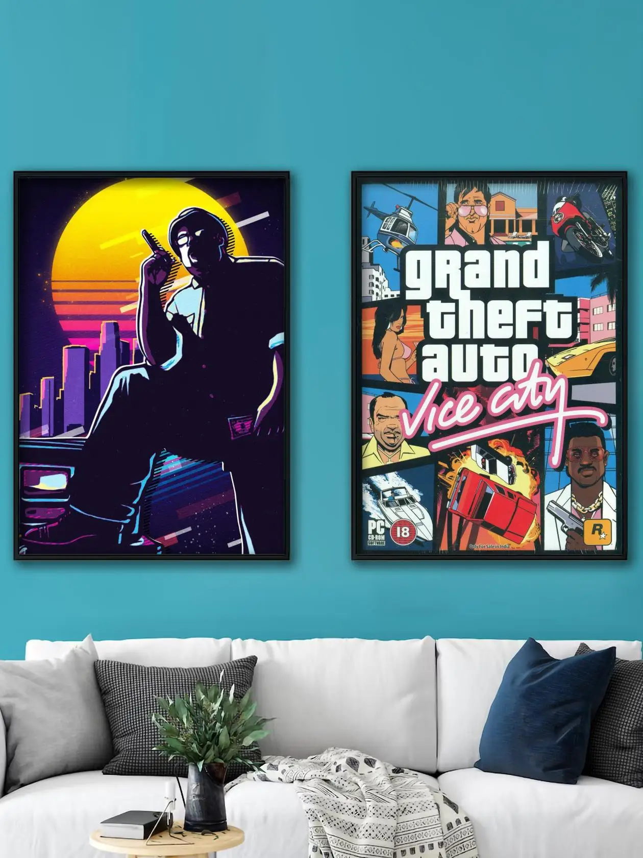 Jogo GTA 5 Grand Theft Auto HD Impressão Arte Branca Papel Revestido Cartaz  Decoração para casa Para Sala De Estar Quarto Decoração Da Parede -  AliExpress