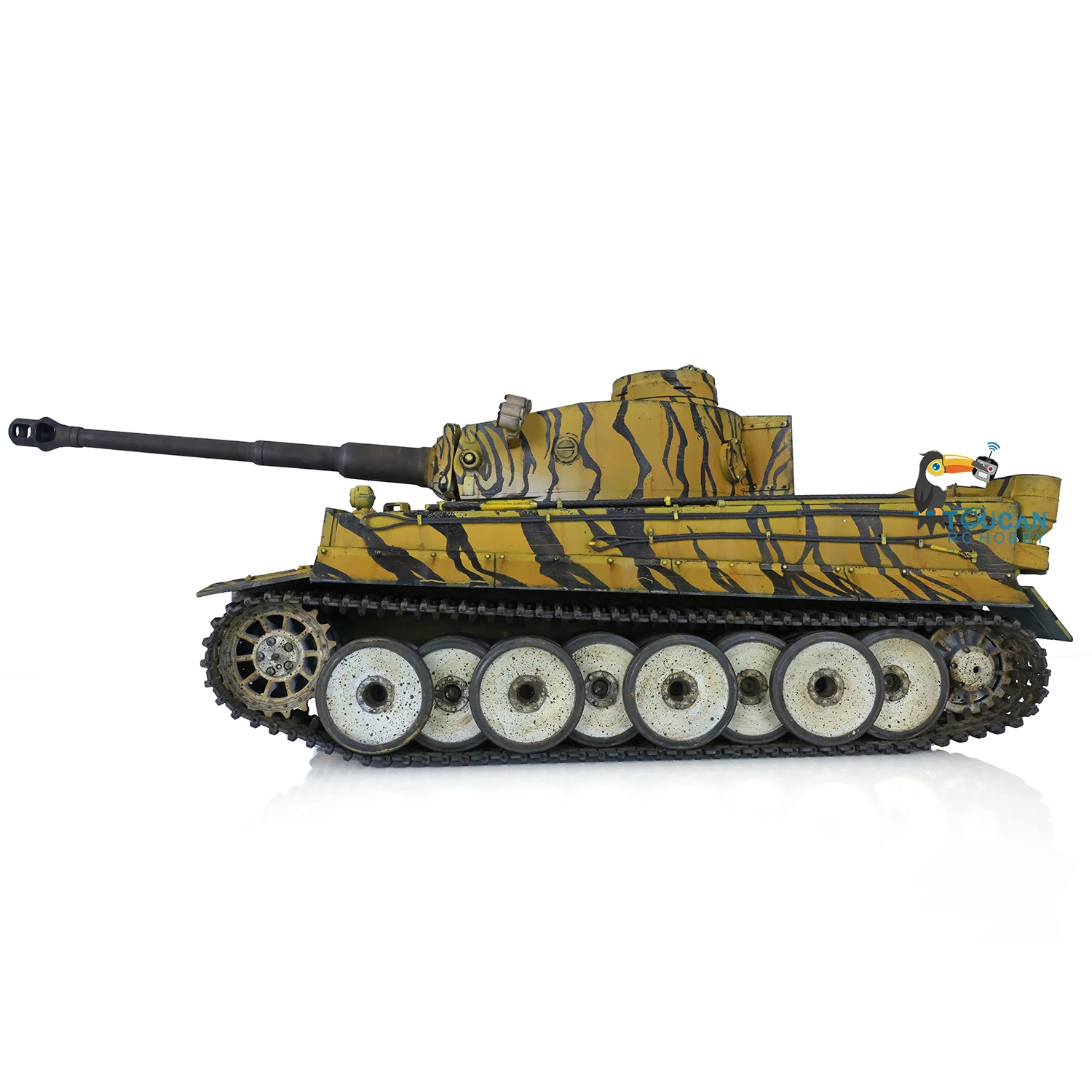 Heng Long HL 7.0 Tiger I RTR RC Tank 1:16 3818 FPV Camera Hand Painted Color Toys Remote Control Military Car Toys Gifts 5