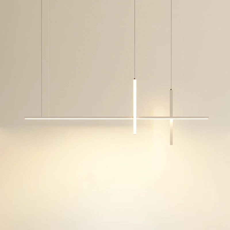 Dining room Chandelier LED Simple Modern Fashion Minimalist Strip Designer Dining room Bar Table Lamp led chandelier ceiling chandelier