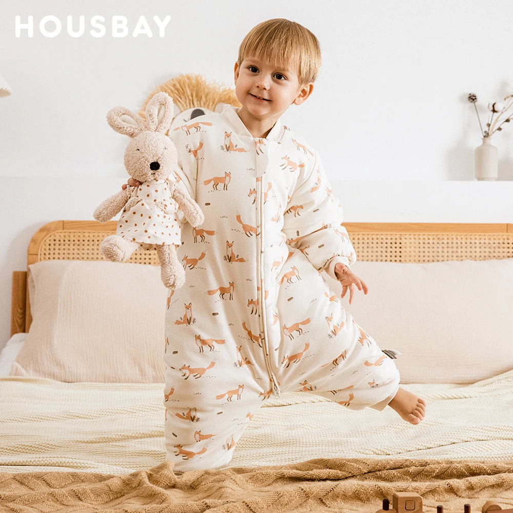 Saco Dormir Bebê Com Pernas - Pijama Vestível 18-36 Meses