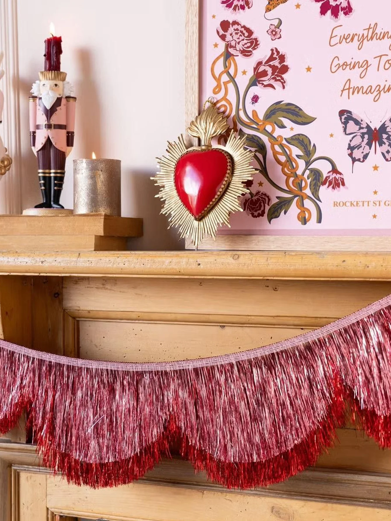 1,8 m Mehrschichtiges, gewelltes Metallic-Lametta-Fransenbanner für Partybanner, Junggesellinnenabschied, Geburtstags-Hintergrund, Brautparty – Detail 10
