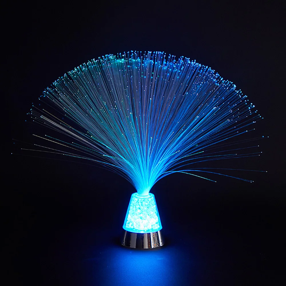 Multicolor LED Fiber Optic Lamp USB Starry Sky Light LED Luminous Desktop Light Creative Holiday Decoration for Home Bar Coffee