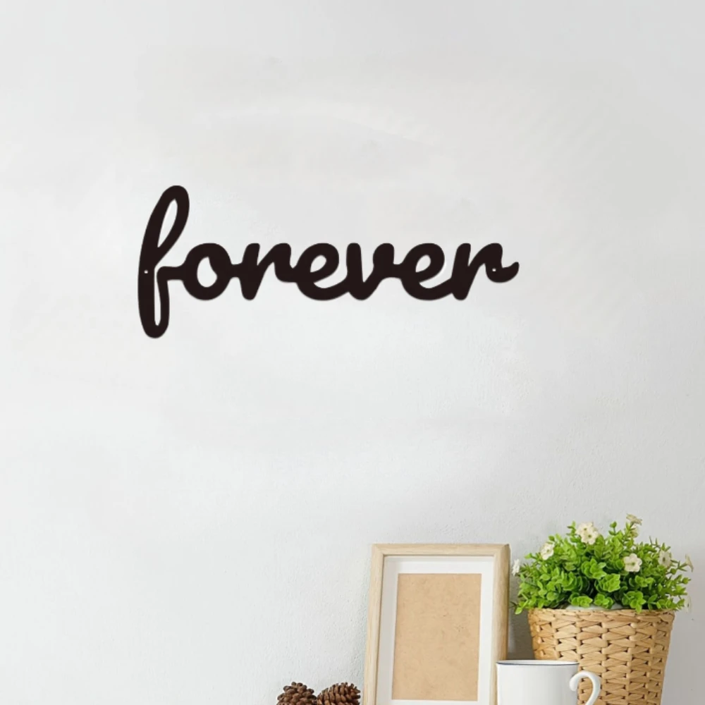 

Надпись Forever, надпись Forever Cursive Word, настенное искусство Word, художественное искусство на стену Cursive, свадебный подарок, декор для фермерского дома, персонализированный художественный подарок