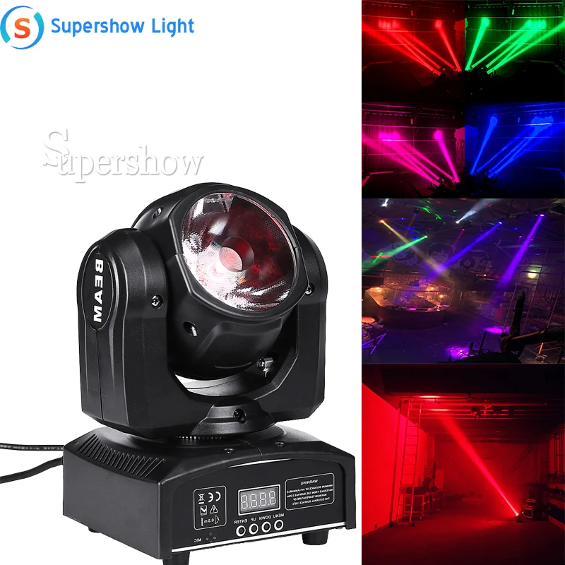 

60W Led RGBW 4in1 Beam Moving Head Light Beam Super Bright LED DJ Spot Light Dmx Control Lights With FlightCase