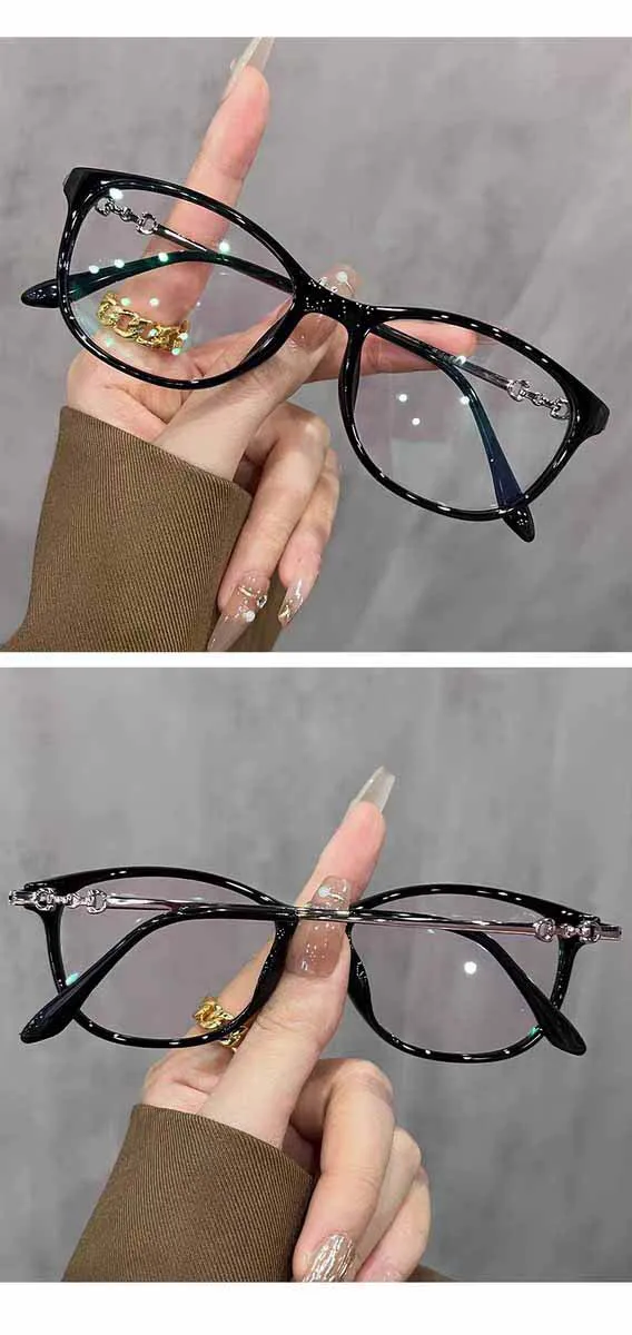 Anti-Blaulicht-High-Definition-Flachspiegel High-End-Mode Vielseitiger neuer Lichtbrillenrahmen und Lesebrille JH5516 – Detail 10