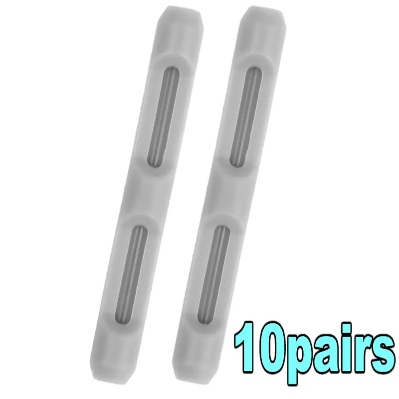 4 paar brillen Temple Tips Sleeve Retainer, Zachte Siliconen Anti-Slip Elastische Comfort Bril Retainers, voor Spectacle Zonnebril Leesbril Eyewear (Zwart, Duidelijk, Grijs, Bruin