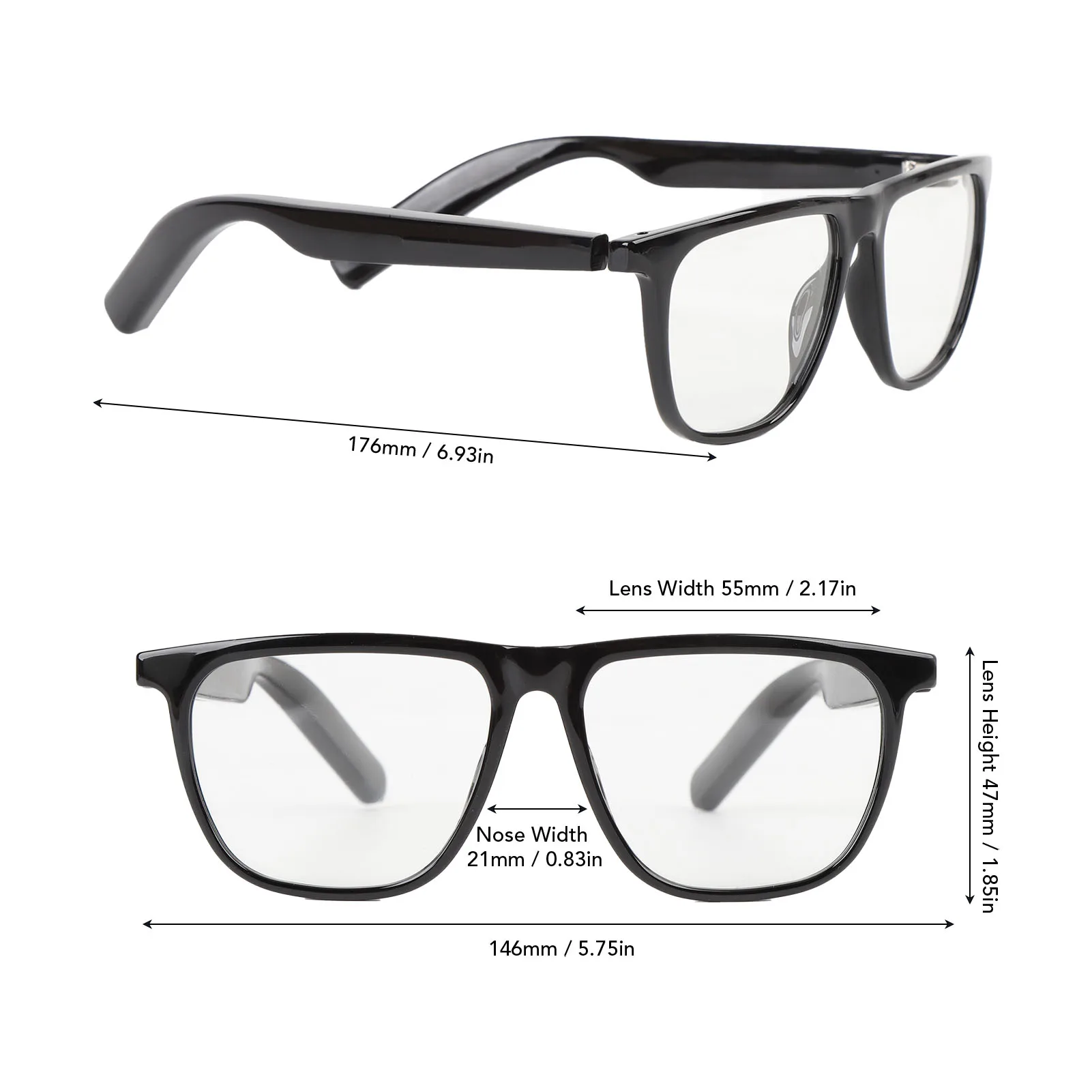 Bluetooth Smart Ai Translation Glasses Pedometer Supports 134 Languages Color Change Lens HiFi Speaker Smart Glasses for Music