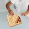 Solitaire Game Board Chess Classic Peg Solitaire Solo Noble Puzzle Wooden Board Game Toys for Adults Children Educational 6