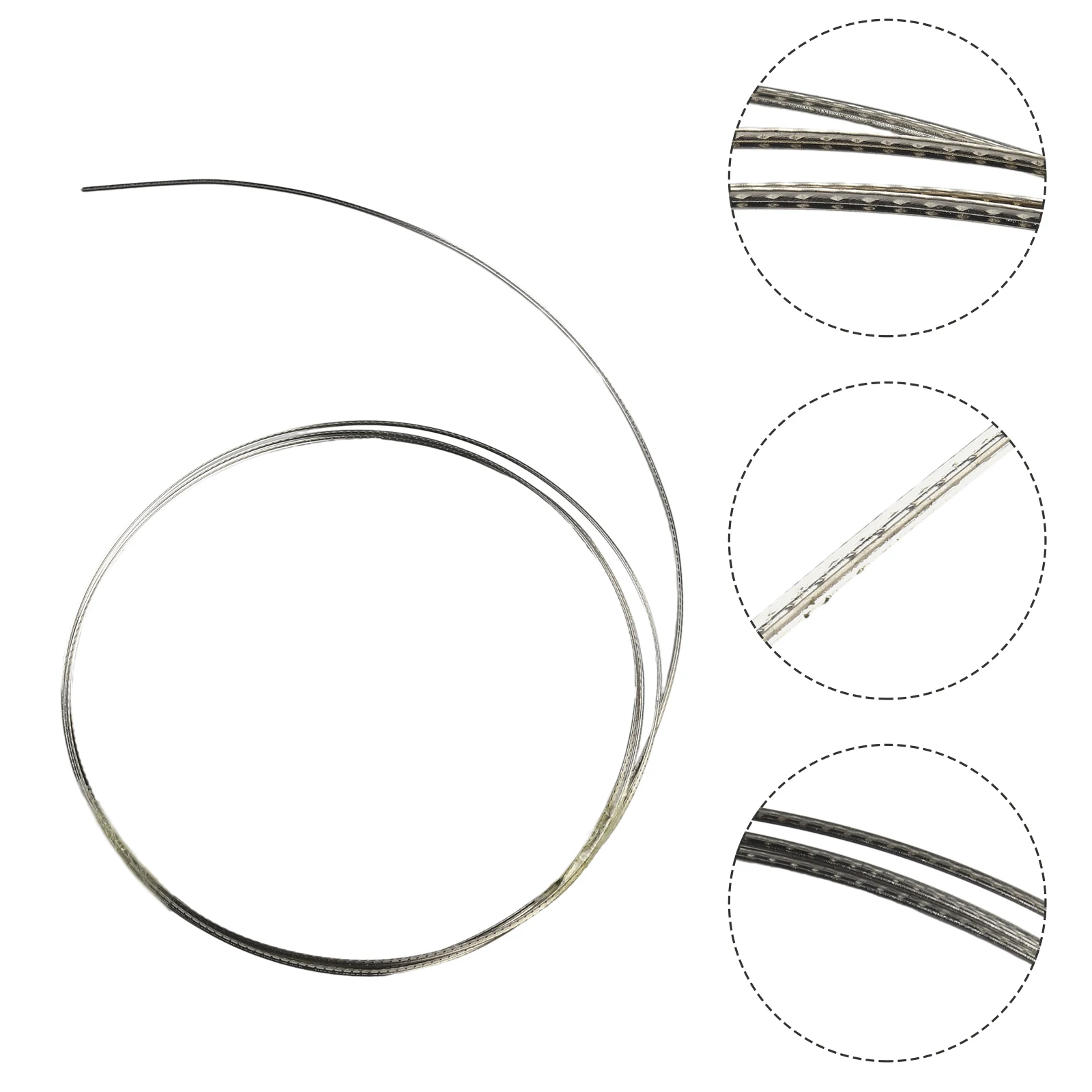2,5 Meter Cupronickel E-Bass Gitarre Bunddraht 8FT Bassgitarre Griffbrett Bunddraht Kupfer Nickel Silber Gauge 1,6-2,9 MM – Detail 5