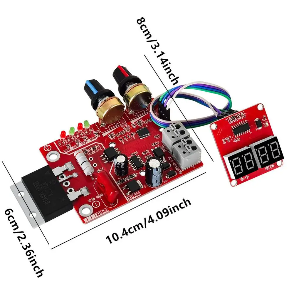 40A/100A Spot Welding Machine Control Board Welder AC 110V 220V To 9V Transformer Controller Board Timing Current Time Current