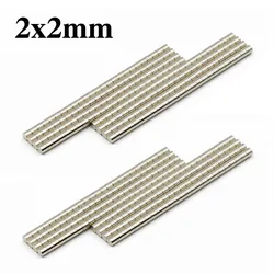 Versatile Mini Disc Magnets for Home, Office, and DIY Projects (200pcs 2x2mm)