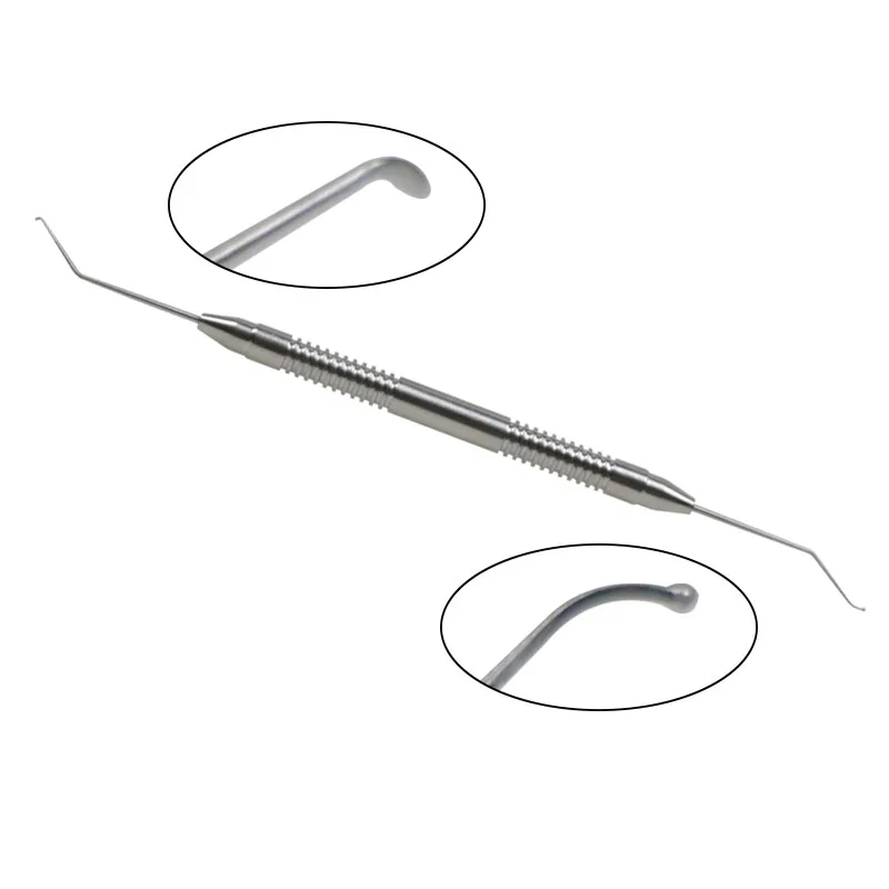 GREATLH Stainless Steel Double End Seibel Chopper Phaco Chopper Autoclavable Eyelid Tools Ophthalmic Instrument