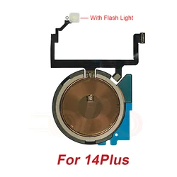 Universal Wireless Charging Coil Sticker with Flashlight and Flex Cable - Enhanced Charger Repair Accessory (For 14Plus)