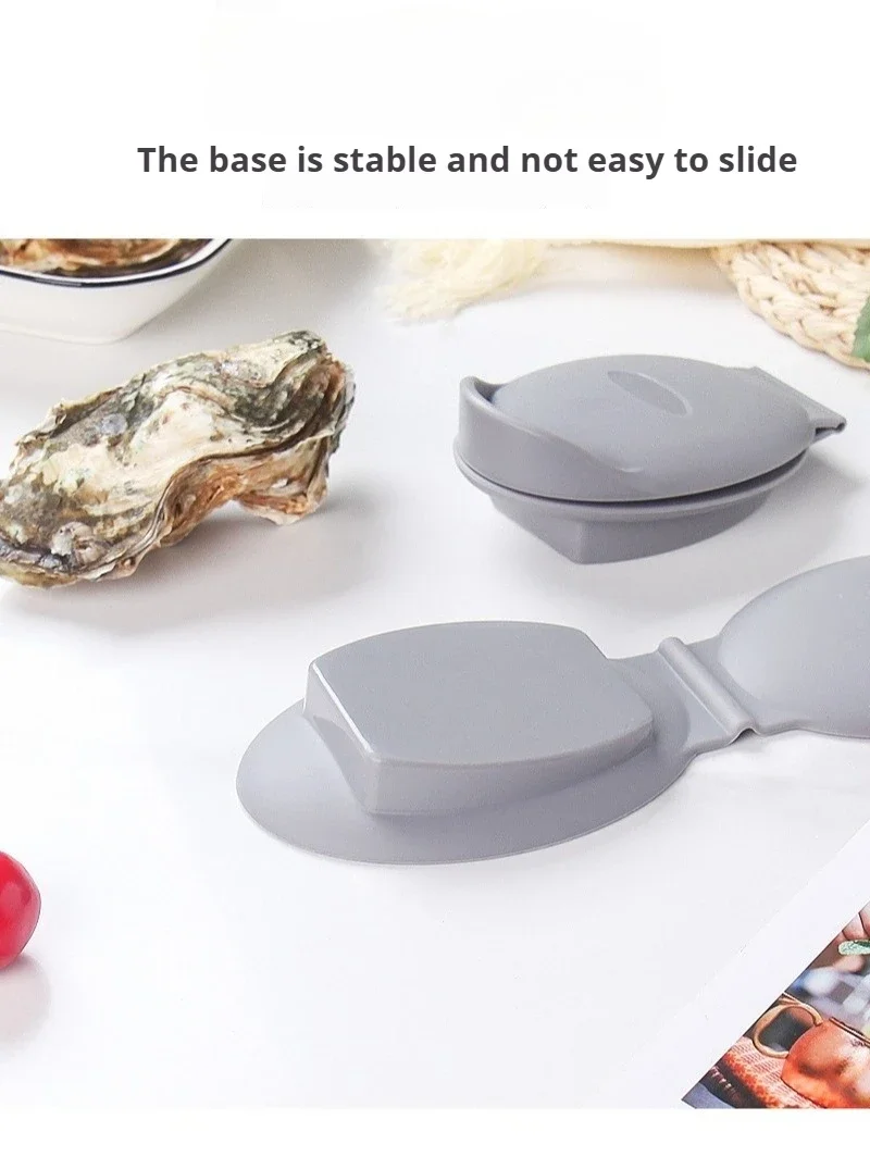 Silicone Oyster Shucker with Hand Protection Clip – Premium Seafood Shellfish Opener Tool