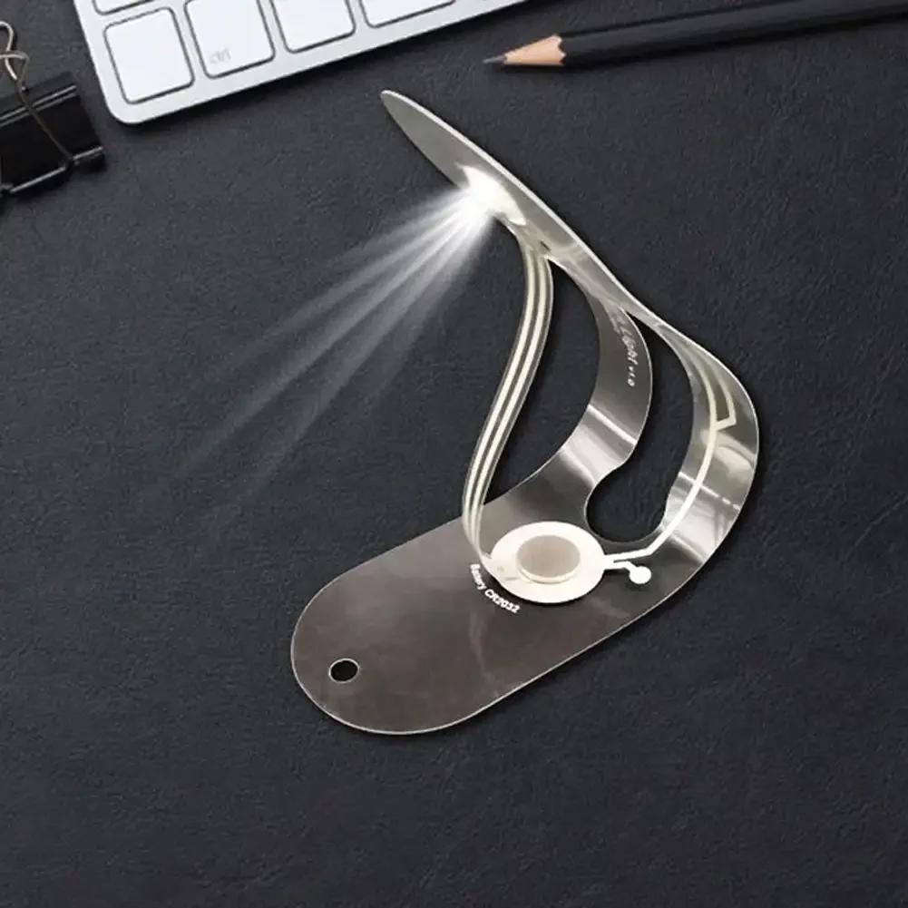 Portable Mini LED Bookmark Light 4000K Eye Protection Mini Night Light Reading Clip Books Bookmarks Read Books