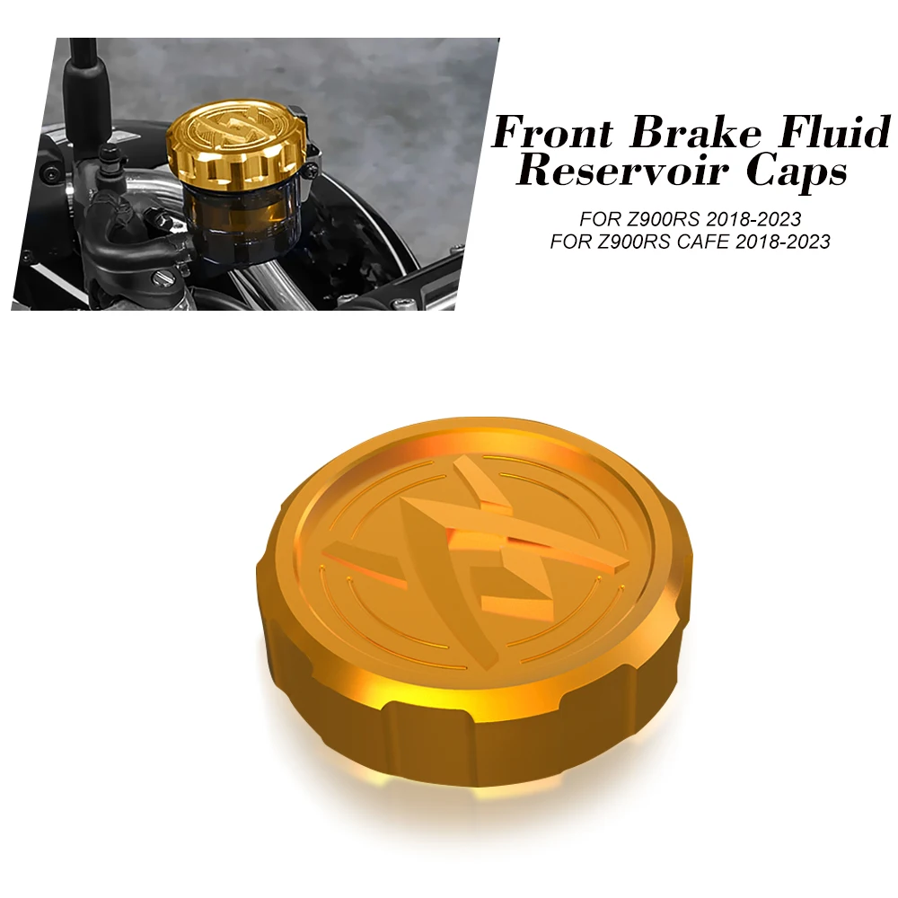 

Motorcycle accessories Front and Rear Brake Fluid Reservoir Caps For Kawasaki Z900RS Z900RS Cafe 2018 2019 2020 2021 2022 2023