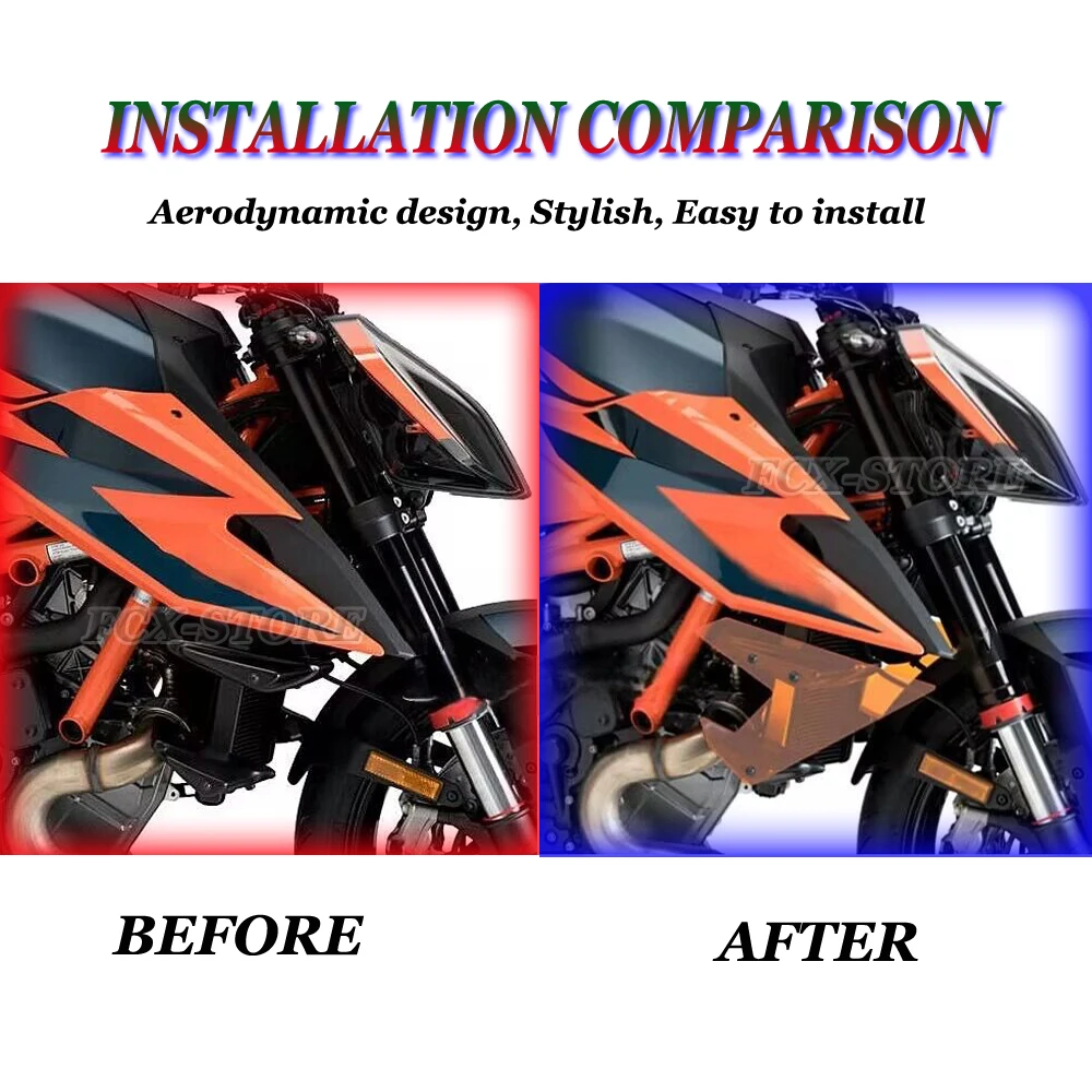 Moto Downforce Naked Spoiler Hood Side Wing Carenatura Board Per 1290 Super Duke R 1290 Super Duke R Superduke R