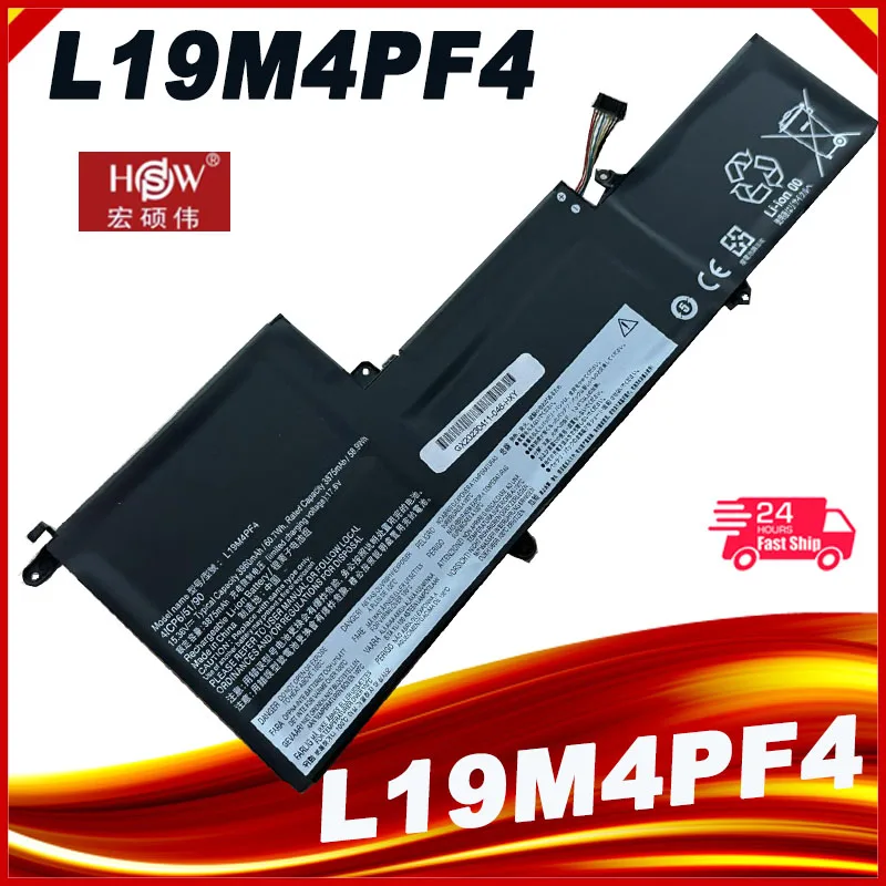 Bateria do Portátil Magro de Lenovo Ideapad L19m4pf4 L19d4pf4 L19c4pf4 L19c4pf4 5b10w65297 714iil05 7-14are05 15.36v 6wh