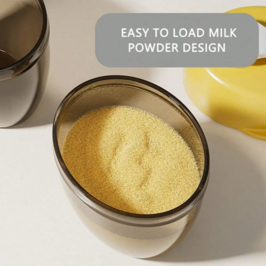 1pc baby milk powder dispenser box with 70ml baby milk powder can be carried out with a small box for one meal and one grid