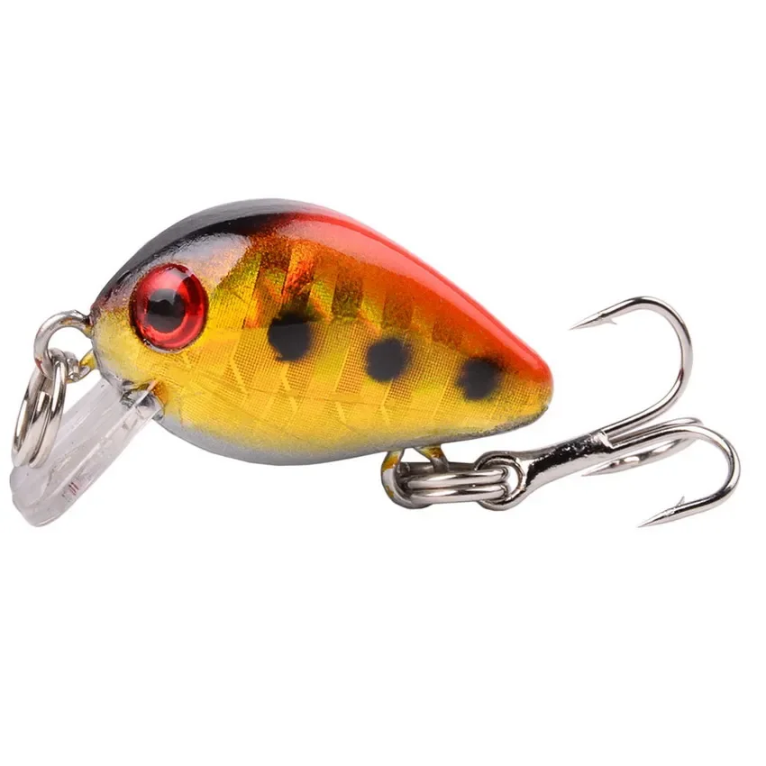 Aorace 30mm 2g Crazy wobbler Mini Topwater Crankbait Artificial Japan Hard  Bait Pesca Floating Fishing Lures bass Pesca - AliExpress 18