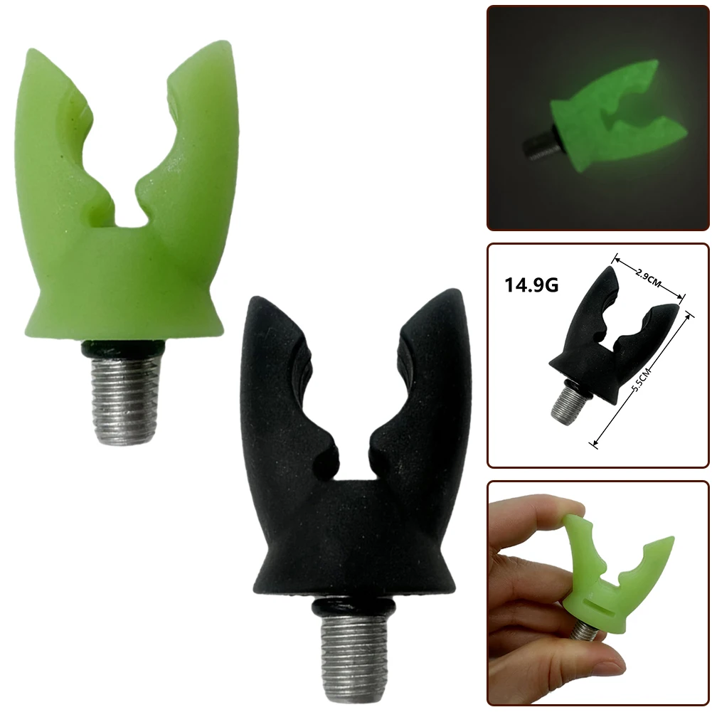 Fishing Rod Holder Fishing Rod Bracket Fishing Rod Rest Carp Fishing Rod Rest Head Gripper Rubber Butt Grips Anti-slip Pole Stand Holders Practical Fishing Tackle Accessories Two Color