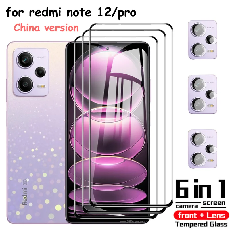 

Screen Protector For xiaomi redmi note 12 Tempered Glass redmi note 11 pro película Camera redmi note12 Glass Film For redminote12 vidro glass redmi note 12 pro accesorios