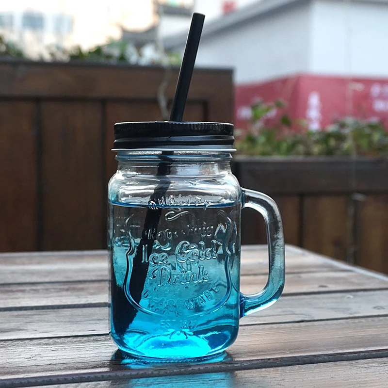 Mason Jar Mugs with Handles