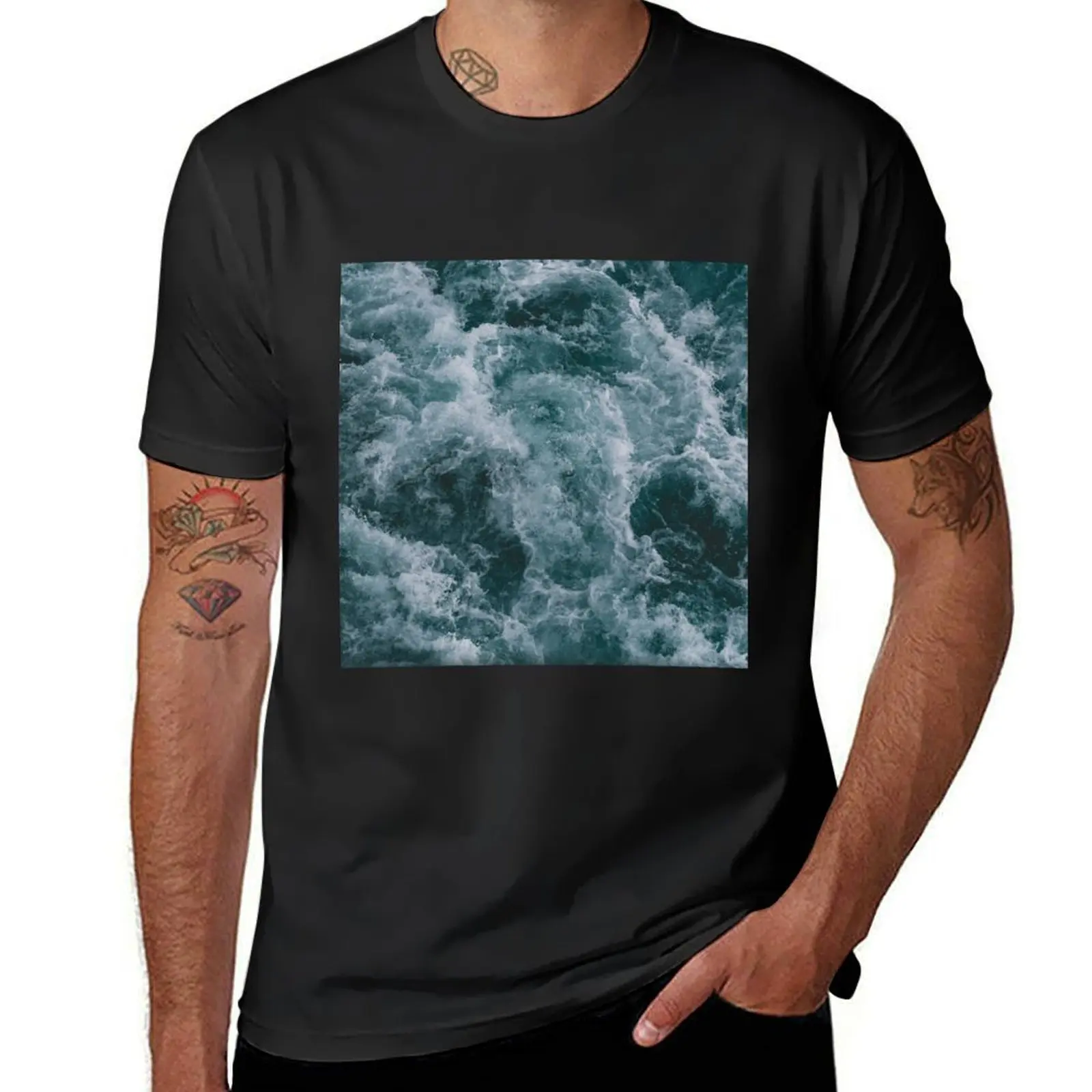 

Blue waters euphoria T-Shirt plus sizes sports fans oversized t shirt men