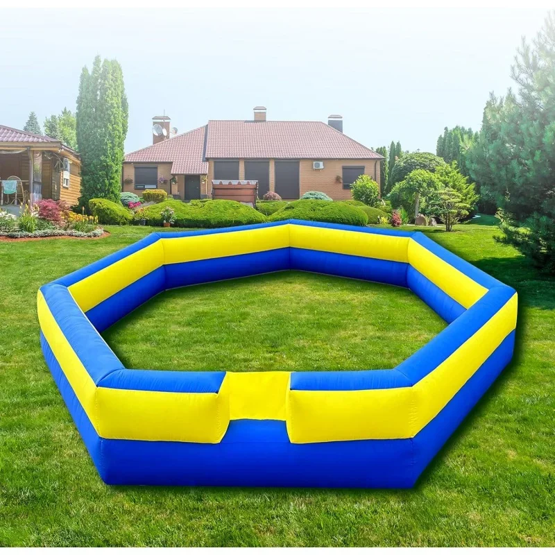 

Надувная яма для шаров, 15 футов, с мощным воздуходувником, портативная площадка для дома, улицы, школы, семейная надувная площадка