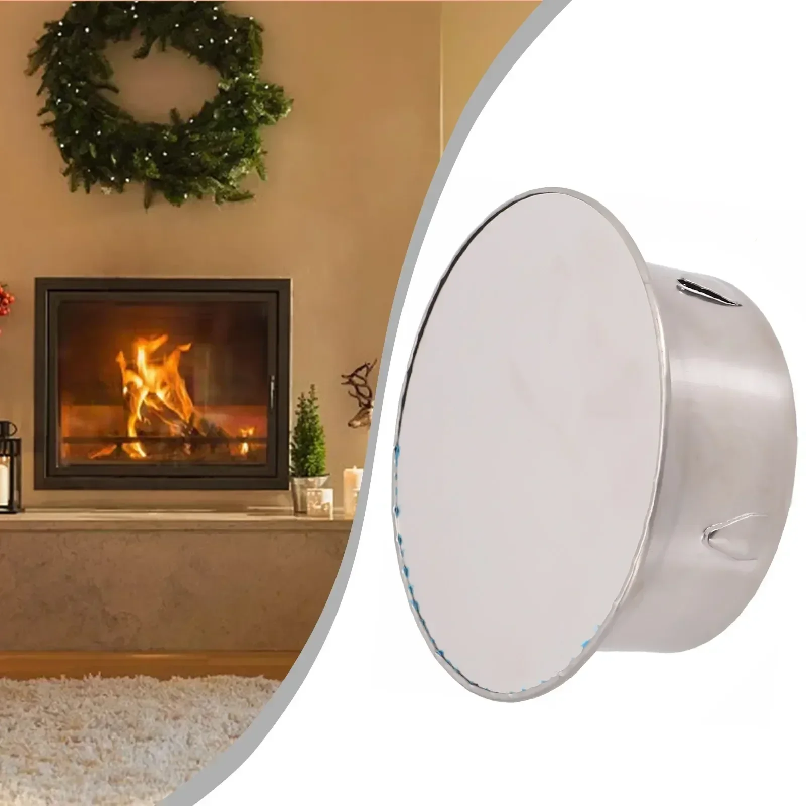 Chimney Hole Cover Stove Pipe Cover 75/83/90/110/160mm Corrosion-resistant Stove Pipes For Ventilation Outlet Roof for chimney cap