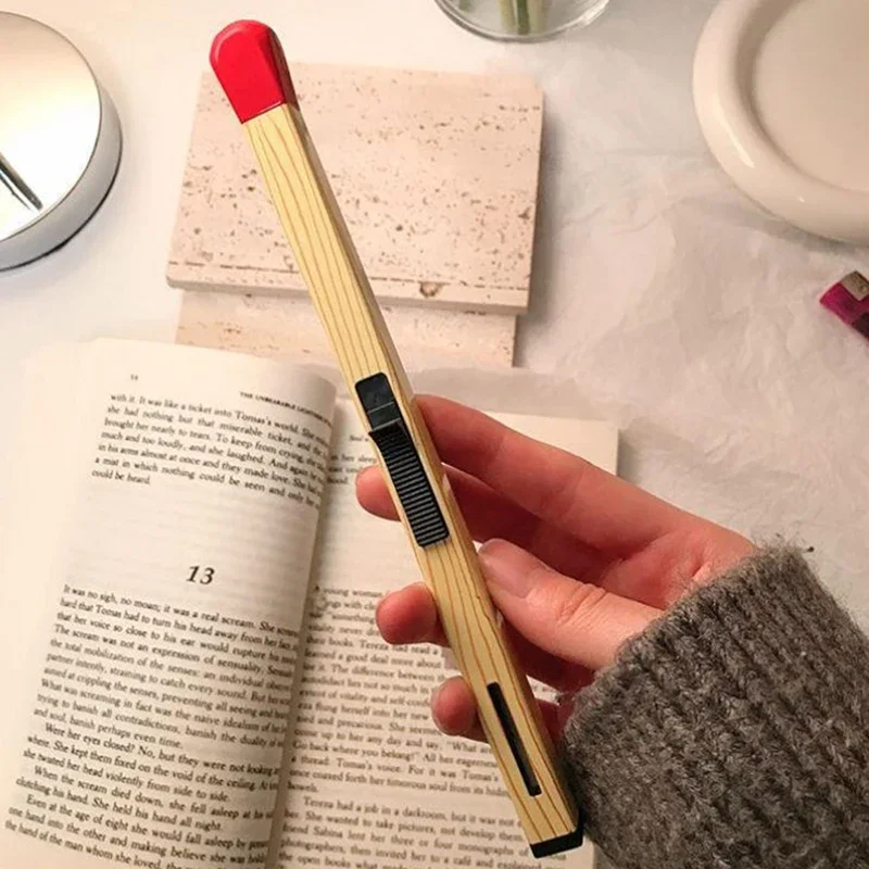 Creative ultra long fire rod open flame ignition lighter inflatable portable candle aromatherapy lighter smoking accessories kerosene lighter bbq lighter butane gas lighter cigarette lighter