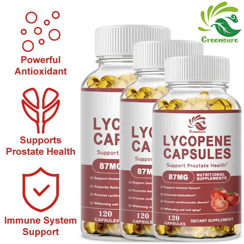 Lycopene Capsules Tomato Extract Immunity Sperm Cure Prostate Health Heart & Cardiovascular System Health Antioxidant