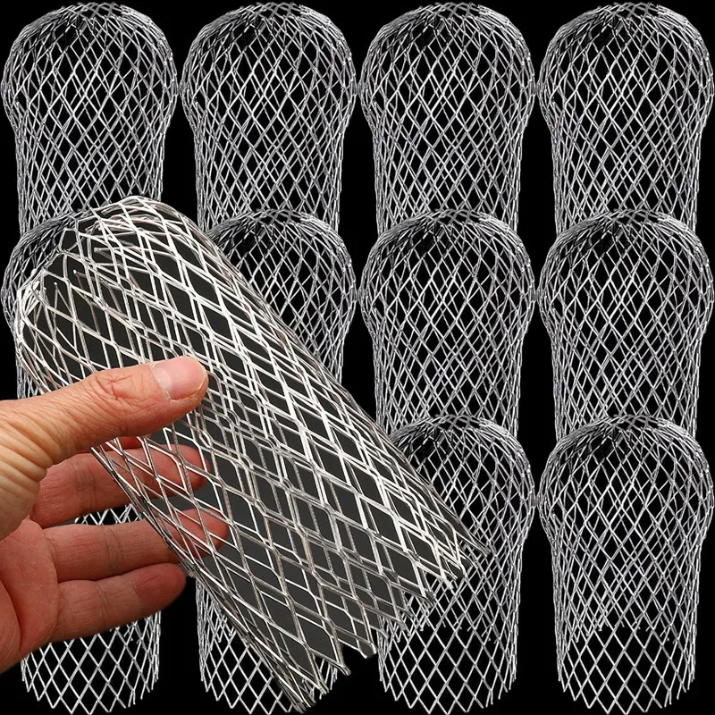 ตะแกรงกรองน้ำฝนสำหรับหลังคา 5/1 ชิ้น ป้องกันใบไม้ ฝุ่นละออง สำหรับรางน้ำฝน ท่อระบายน้ำ ระบบรางน้ำ 1