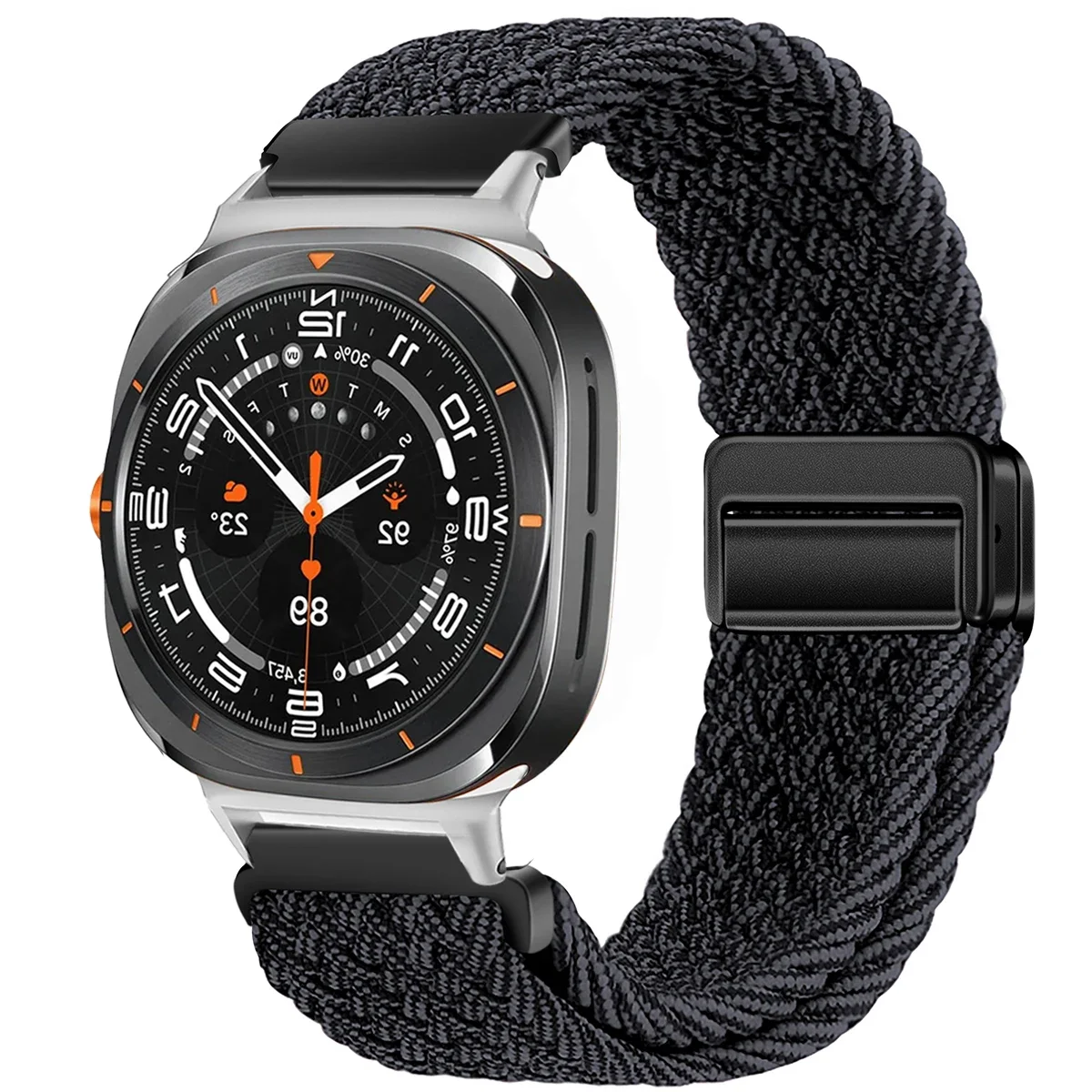 Magnetic Nylon Braided Sport Bracelet Strap