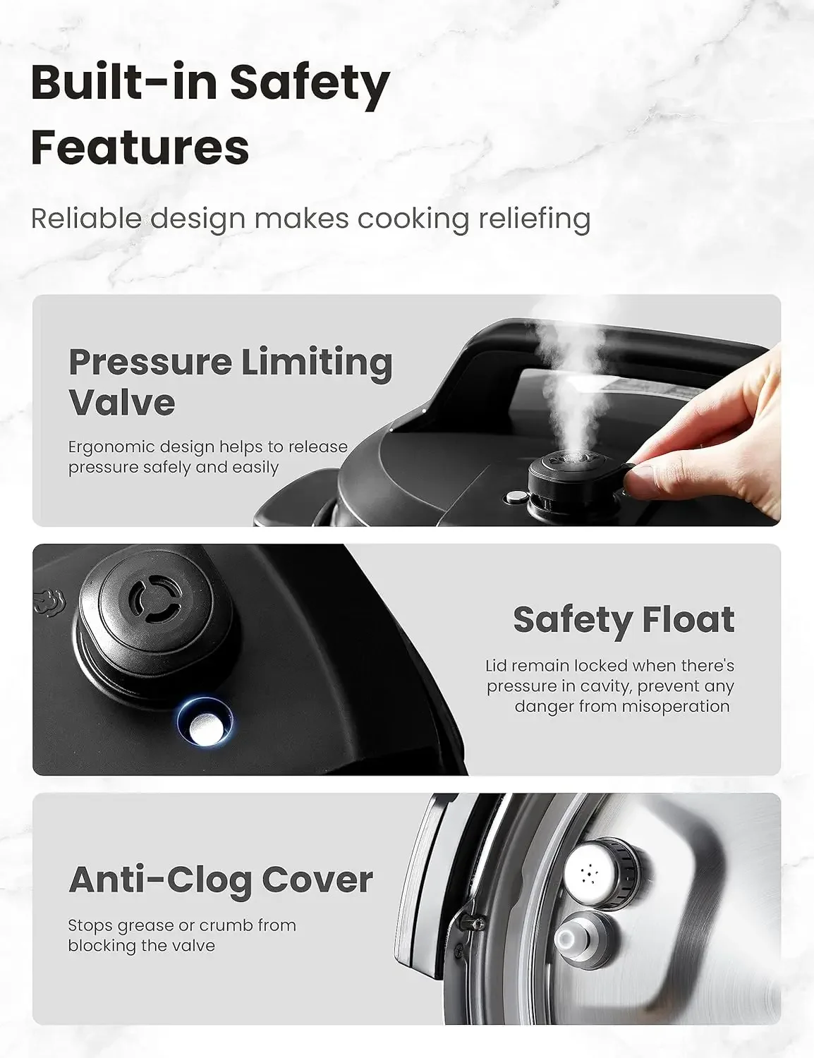 16 in 1 Electric Pressure Instant Multi Olla de Presion Non-Stick Pot Yogurt Maker Rice Cooker Slow Cooker Sauté 5