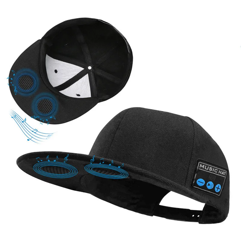 Music Hat Wireless  Hats Outdoor Listening Song Creative Street Dance Cap With Audio Baseball Caps Casquette Homme 2