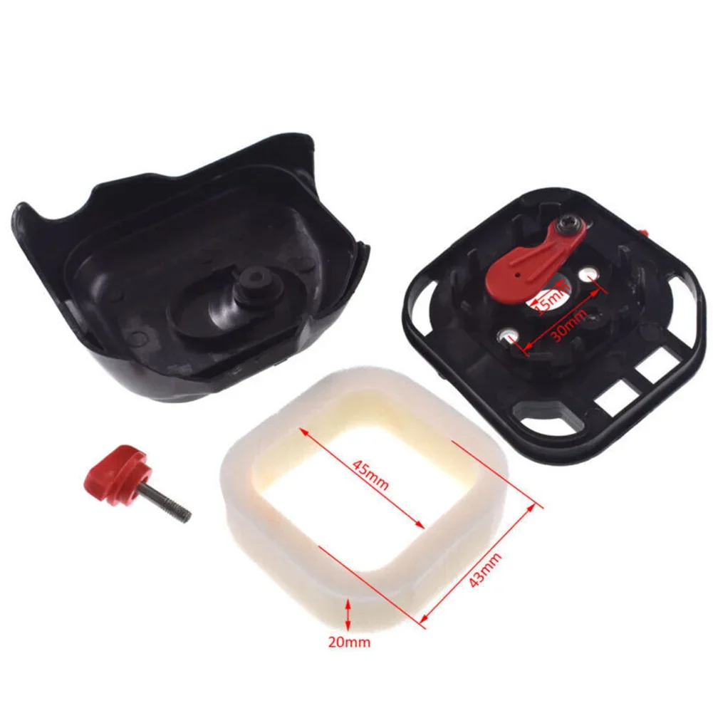 Accessori Per Utensili Esterni) 1 Set Filtro Aria Assemblaggio Con Coperchio Per Z E No Ah G26LS Decespugliatore 25.4CC Motore A Benzina Rasaerba - Foto 4