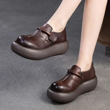 Piattaforma Scarpe sportive da donna Appartamenti Scarpe da ginnastica casual Nuova primavera 2025 Designer Donna Mocassini Accoglienti Walking Brand Zapatillas De Mujer 1