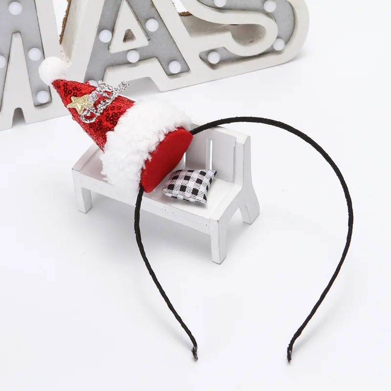 New Red Christmas small hat headband for Christmas Party