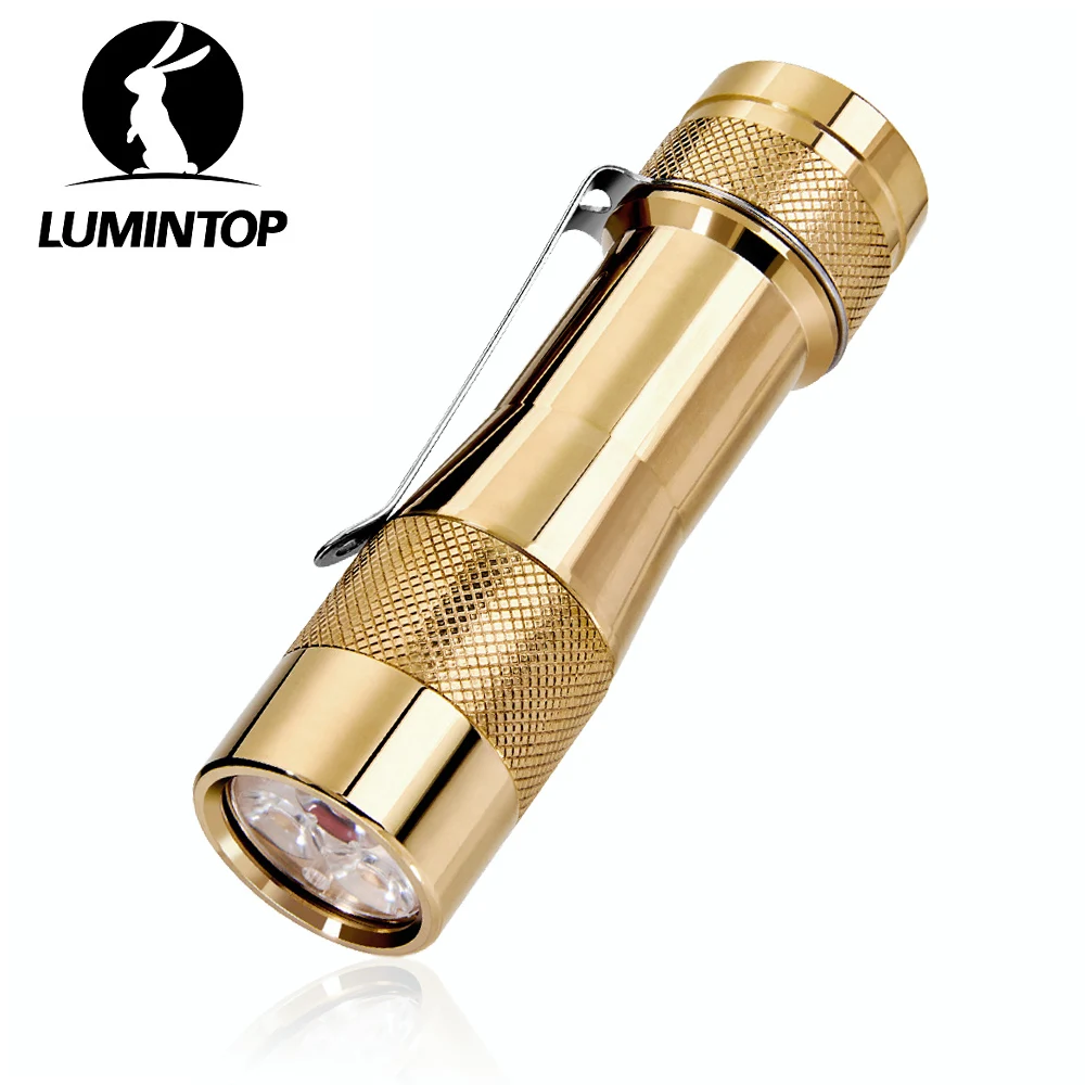 Brass Led Torch Light Edc Flashlight Brass Lumintop Fw3a Brass