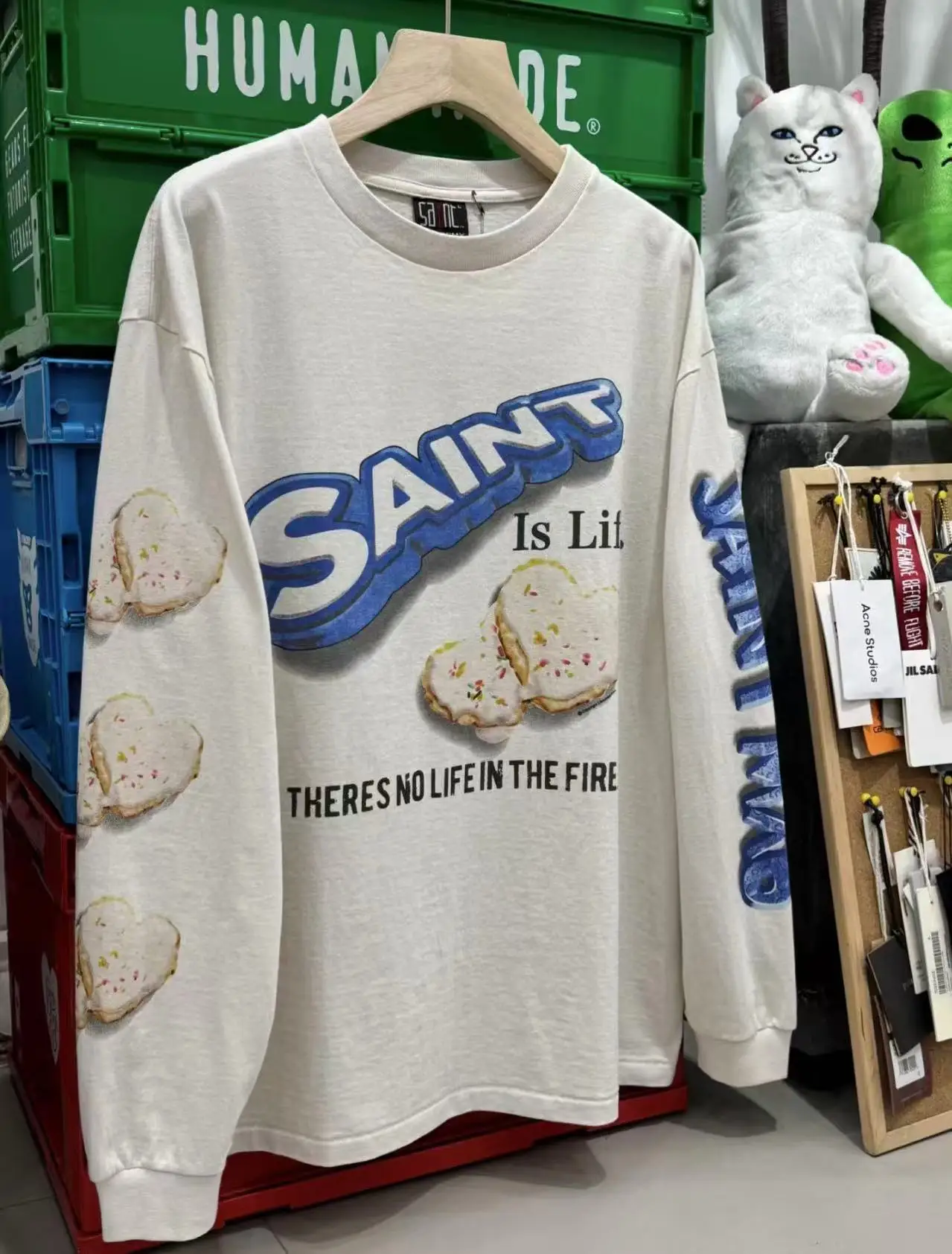 SAINT M×××××× 25SS SAINT 666 LS TEE L SAINT M 25SS SAINT 666 LS TEE XL Long Sleeve T Shirt No