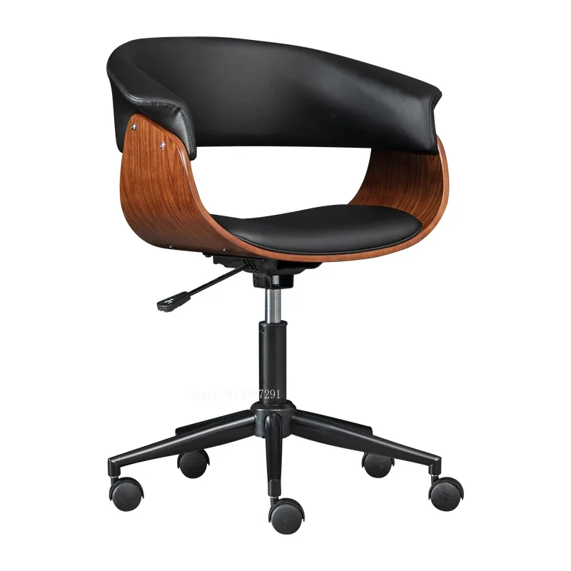 Nordic Backrest Office Chairs Leisure Office Furniture Retro Computer Chair Modern Comfortable Swivel Chairs Lift Gaming Chairs