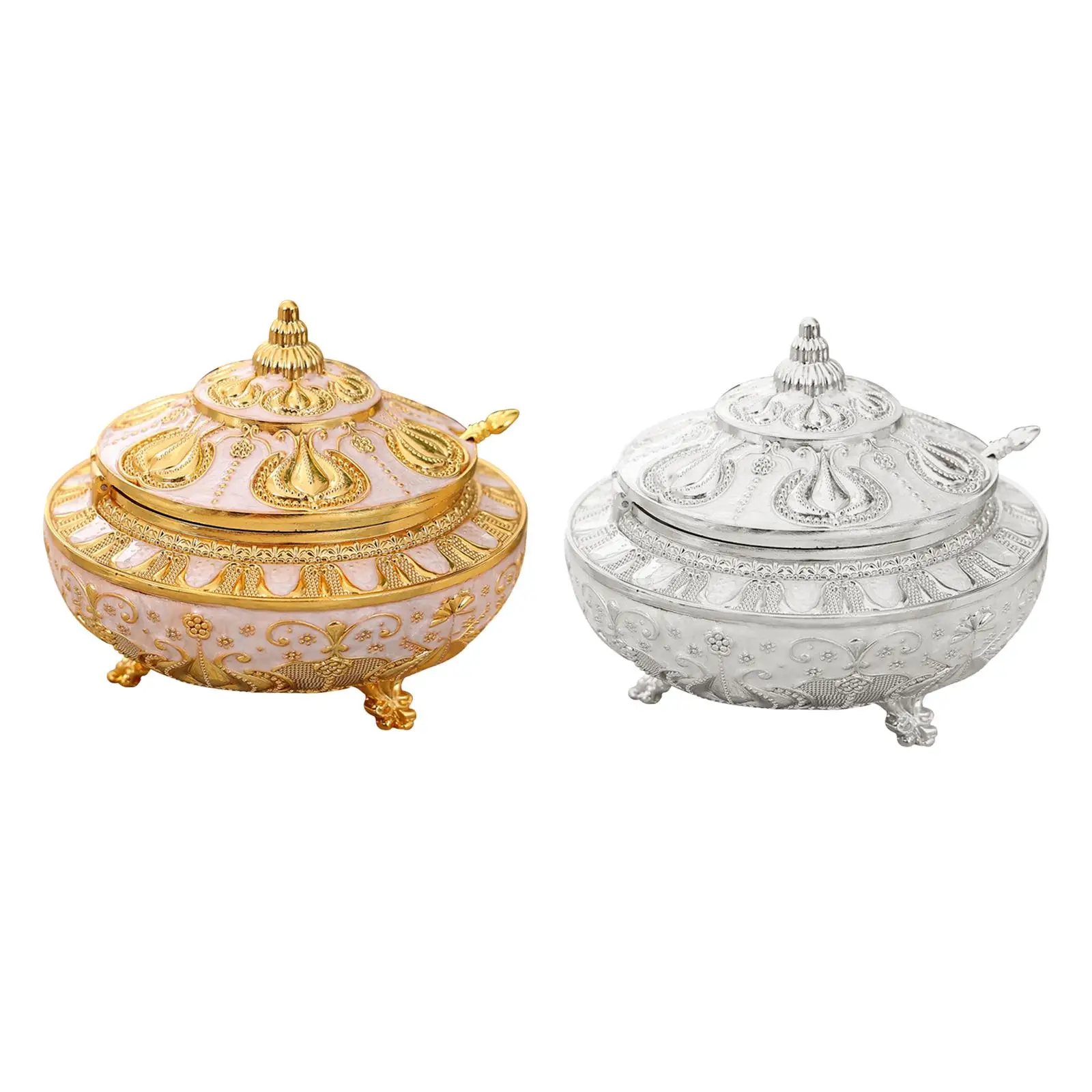 

Многофункциональный горшок из металлического сплава в стиле ретро для хранения еды