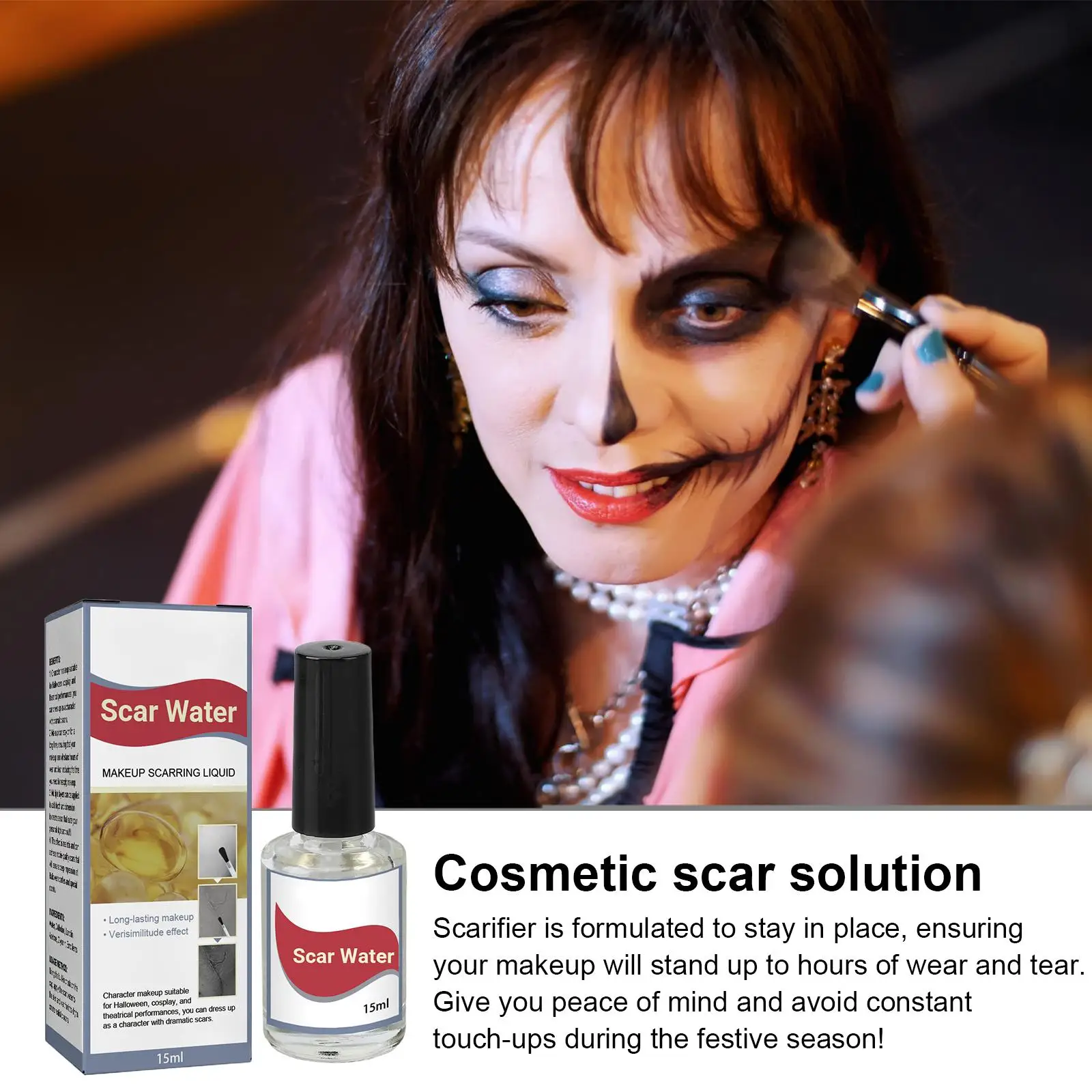 15ml Makeup Clear Scarring Liquid Makeup Scarring Liquid Realistic Special Cosmetic Effects Liquid For Television Halloween
