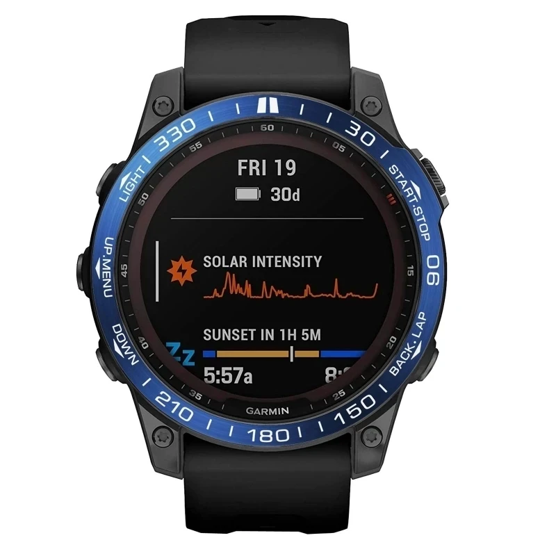 Cornice In Metallo Anello Time Frame Cover Protettiva Per Schermo In Vetro Per Garmin Fenix 7X 7 Solar Sapphire Smart Watch Custodia Protettiva Fenix7