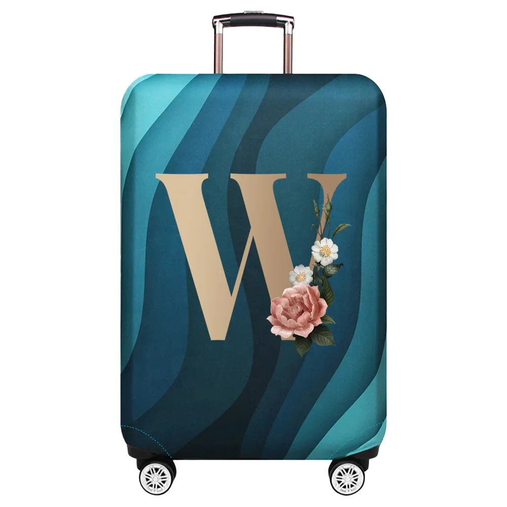 Gold Letter Print Luggage Protective Dust Cover & Travel Accessory
