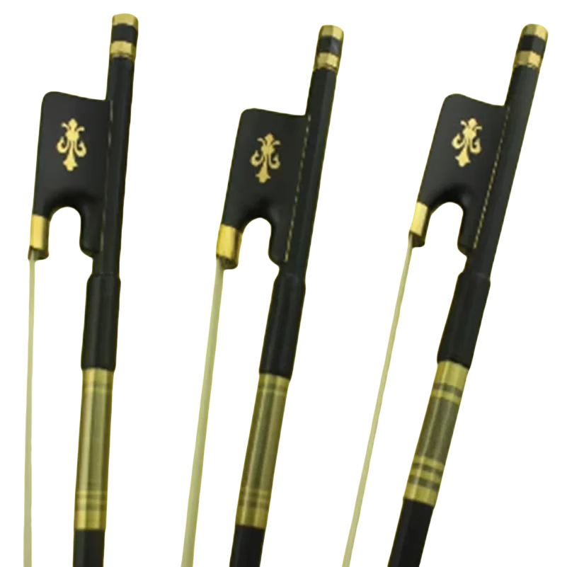 1pcs New PRO Black Carbon Fiber Viola Bow White Horse Hair High Quality